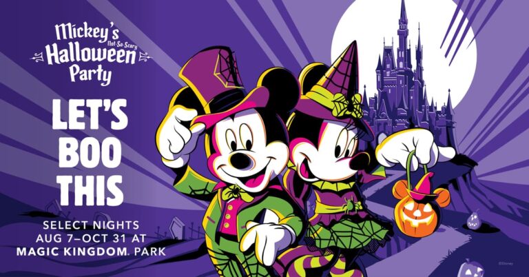 Flyer Mickeys not so scary halloween party
