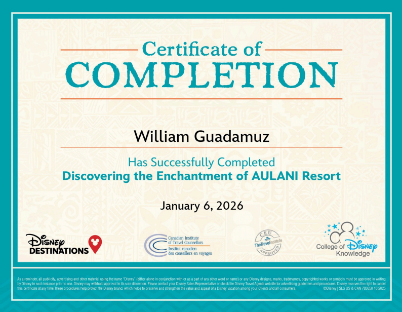 Aulani Sobre Willy
